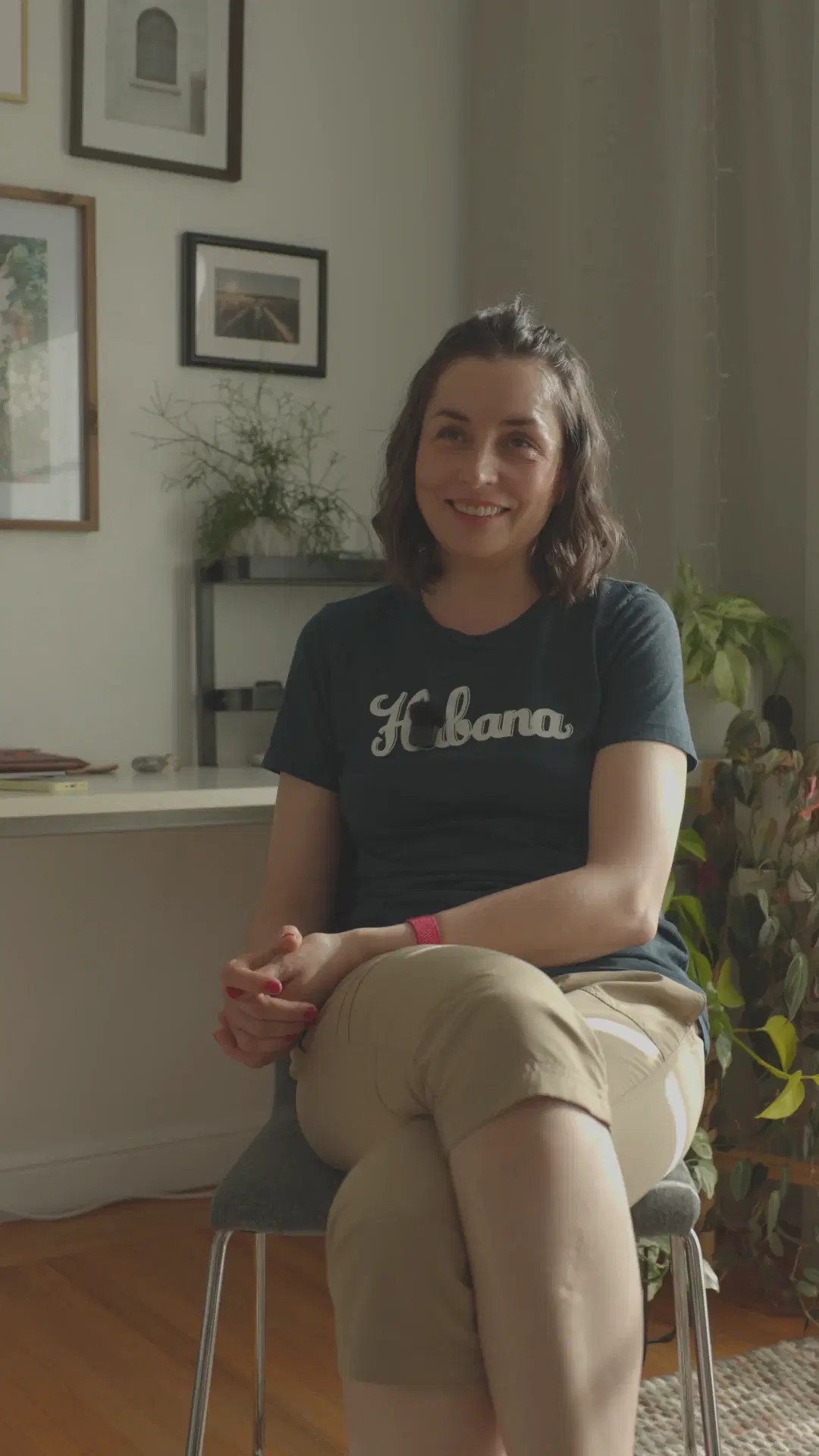 Elmira during her interview